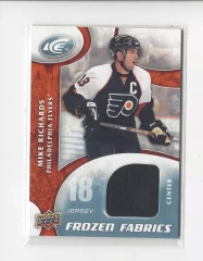 2009-10 Upper Deck Ice Frozen Fabrics Jersey Mike Richards #FR-MR Flyers
